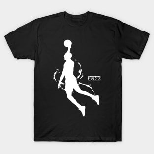 funny basketball dunking T-Shirt